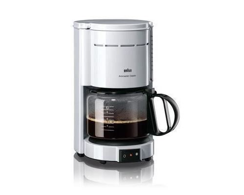 Braun kf47 1 cafetière filtre acier blanc 1000 w 130383