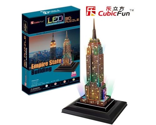 CUBIC FUN Puzzle 3D avec LED - Empire State Building