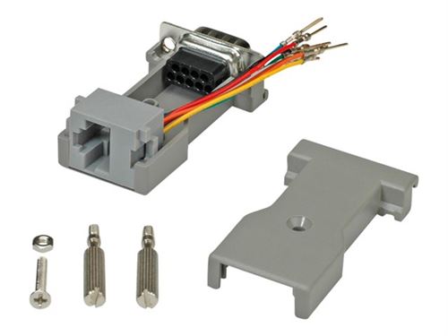 Roline - Seriële adapter - DB-9 (M) naar RJ-45 (V)
