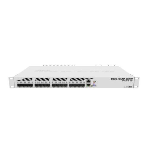 MikroTik Cloud Router Switch CRS317-1G-16S+RM - Switch - L3 - Beheerd - 16 x SFP+ + 1 x 10/100/1000 - rack-uitvoering - 100 - 240 V wisselstroom