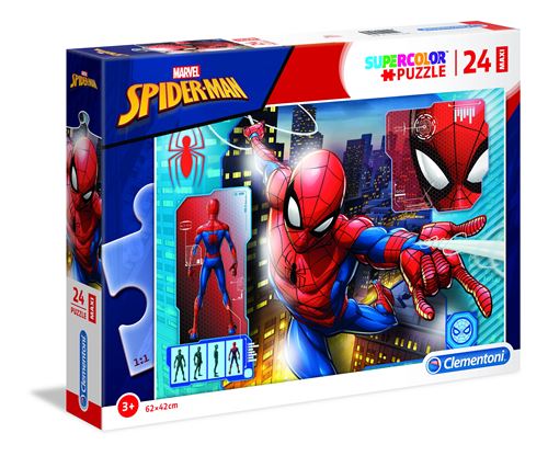 Clementoni puzzle supercolor Spider-Man puzzle 24 pièces