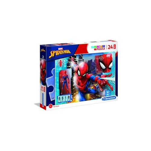 Clementoni Multicolore Puzzle Supercolor Spider-Man Puzzle 24 Pièces