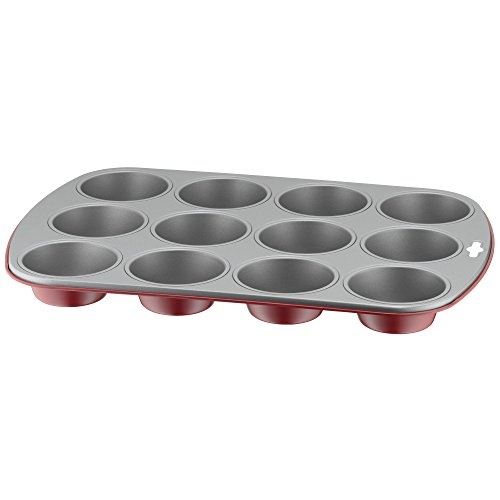 Kaiser moule à muffins anti-adhésif classic plus pour 12 muffins 38 x 27 cm fabriqué en allemagne