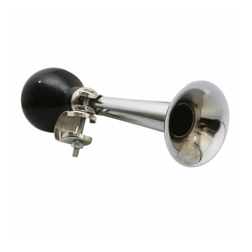 Sonnette a trompe chrome 1 son (vendu sur carte)