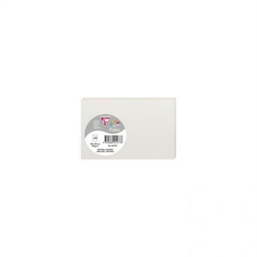 POLLEN Clairefontaine Carte Simple 210g 82x128 Gris Perle Pqt 25