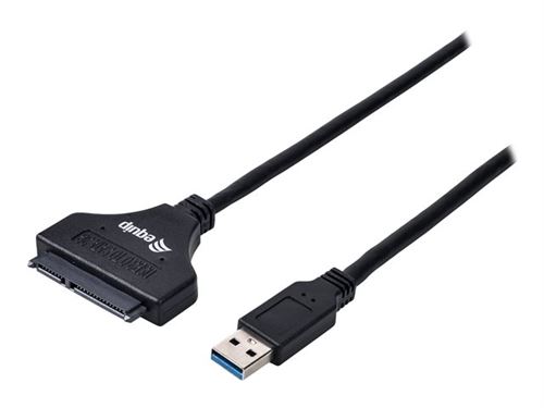 Equip - Controller voor opslag - 2.5 - SATA - 5 Gbit/s - USB 3.0 - zwart