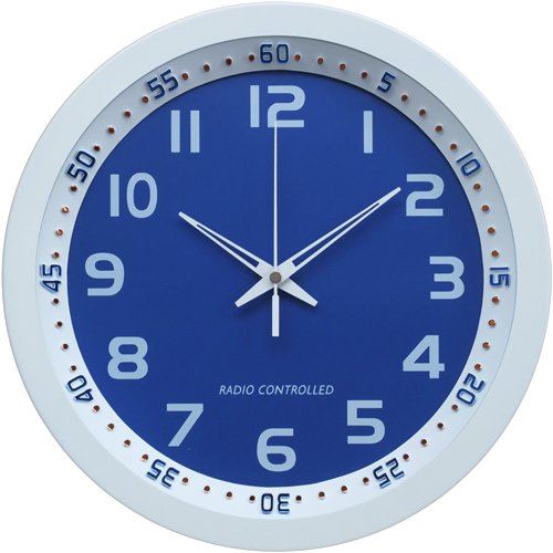 Technoline WT 8971 Horloge radio murale Blanc/bleu