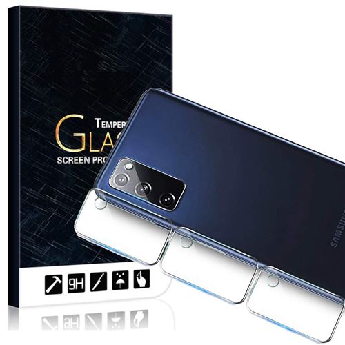 Advansia Lot de 3 Vitres protection d'ecran arriere en verre trempé pour Samsung Galaxy S20 FE