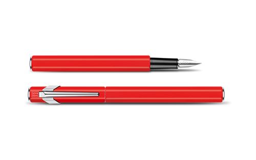 Caran D'ache Stylo Plume 849 Classic Line, Rouge 0,000000 Noir
