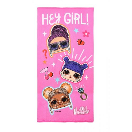 LOL SURPRISE Serviette de Plage Fille - Rose