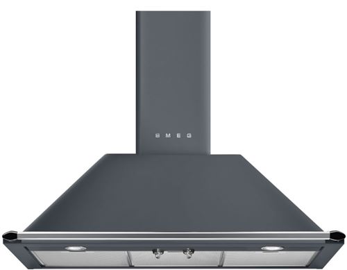 Smeg - Hotte décorative murale - KT90GRE - 90 cm - Gris - Image 2