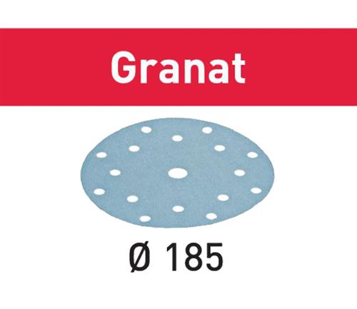 Abrasif Stf D185/16 P180 Gr/100 Granat - Festool - 497188