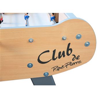 Baby-foot René Pierre CLUB gamme adulte, joueurs métal , tapis gerflex, fabrication française, bois et gris