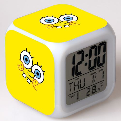 Stack Multicolore Réveil Enfant Led Multifonctionnel Coloré - Spongebob Squarepants #23 - Image 1