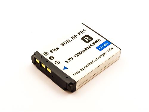 Battery similar SON NP-FR1, Li-ion, 3,7V, 1250mAh, 4,6Wh, dark grey