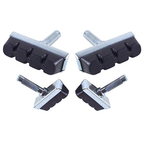 4x patin de frein vélo gomme 40mm à tige cantilever tirage central cycle ville vintage