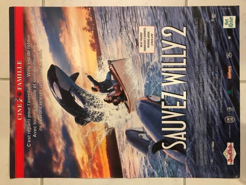 Sauvez Willy 2 AFFICHE CINEMA ORIGINALE