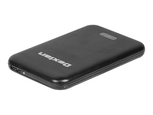 Dexlan - Storage enclosure - 2.5 - SATA 3Gb/s - USB 3.0 - zwart