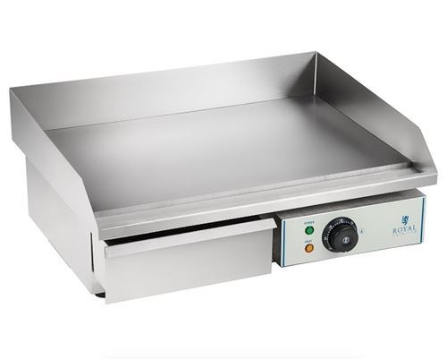 Plancha grill électrique lisse 55cm 1 x 3.0 Kw acier inox professionnel jardin barbecue