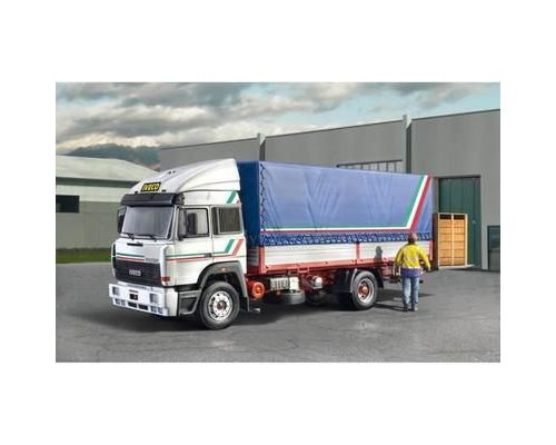 Maquette camion : Iveco Turbostar 190-42 Porteur Bâché aille Unique Coloris Unique