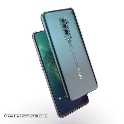 Oppo Reno 10x Zoom Housse Etui Housse Coque de protection Silicone [Transparent]