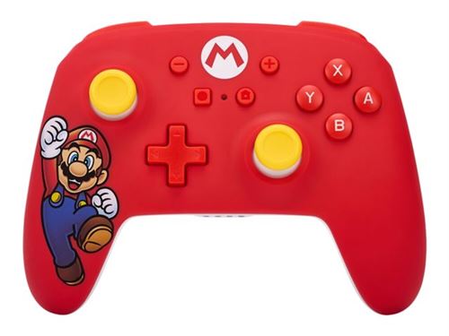 Manette Sans Fil Powera Mario Pour Nintendo Switch