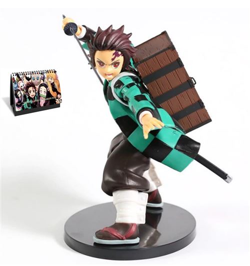 Figurine Demon Slayer Kamado Tanjirou 18 cm avec Calendrier Demon Slayer 2022 en français