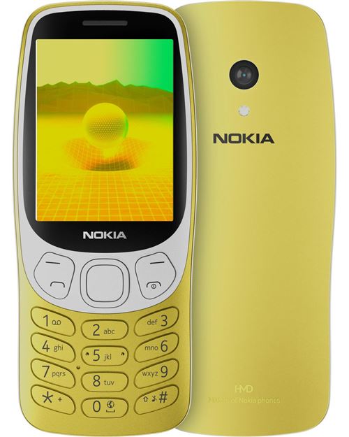 HMD Nokia 3210 (2024) 6,1 cm (2.4 ) 89 g Or Téléphone numérique