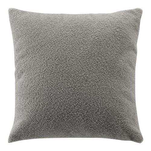 Non Communiqué Gris Coussin Déco Bouclette "Wooly" 45X45cm