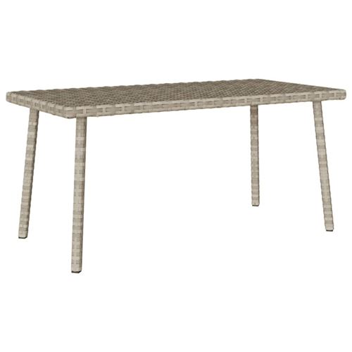 VIDAXL - Table Basse de Jardin - Rectangulaire - Gris Clair - Image 3