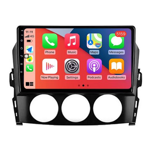 Autoradio RoverOne GPS Bluetooth CarPlay Android Auto 2Go RAM 32Go ROM pour Mazda MX-5 3 NC 2008 - 2015