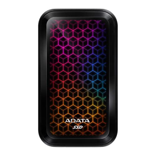 SSD Externe Adata SE770G ASE770G-1TU32G2-CBK 1000Go 1000Mo/s USB 3.2 Noir