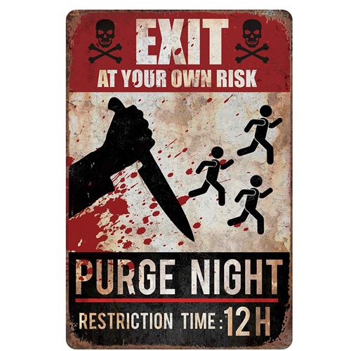 poster purge american nightmare carton 24x36cm - 24260 Fiestas Guirca