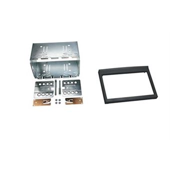 Adaptateur de façade 2-din pour porsche 911 (996) noir - 1