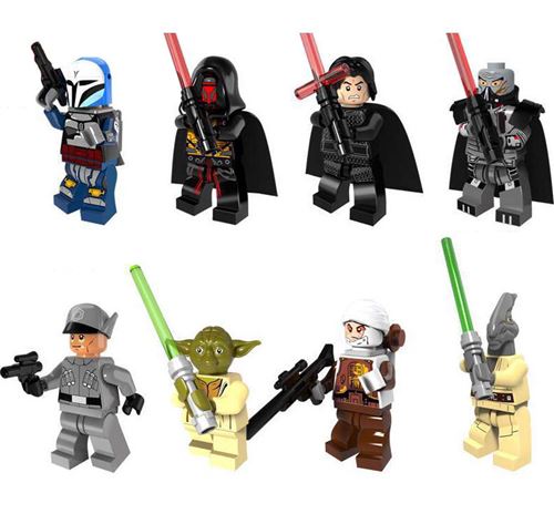 Set de 8 pièces Figurine Star Wars Series ensemble de jouets pour enfants #P8071