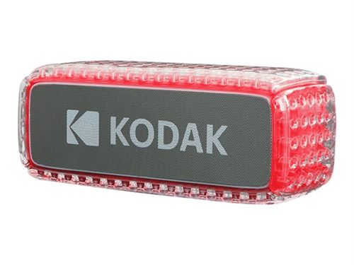 Kodak Pws-2237 - Haut-Parleur - Pour Utilisation Mobile - Sans Fil - Bluetooth - 8 Watt - Rouge