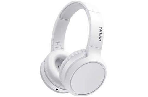 Philips TAH5205WT - Kopfhörer mit Mikrofon - ohrumschließend - Bluetooth - kabellos - weiß