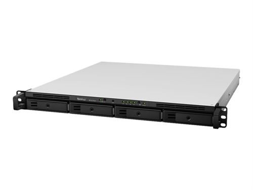 Synology RackStation RS1619xs+ - Serveur NAS - 4 Baies - rack-montable - SATA 6Gb/s - RAID 0 1 5 6 10 JBOD RAID F1 - RAM 8 Go - Gigabit Ethernet - iSCSI support - 1U