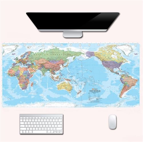Sous-main SCHOOL carte du monde Multicolore