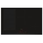 Table de cuisson induction 80cm 4 feux 7400w noir Siemens EX851HEC1F