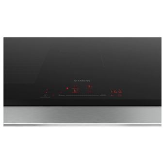 Table de cuisson induction 80cm 4 feux 7400w noir Siemens EX851HEC1F