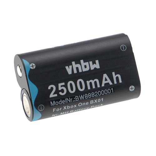Vhbw Batterie compatible avec Microsoft XBox One, One Elite, One S, One X manette de jeu (2500mAh, 2,4V, NiMH)