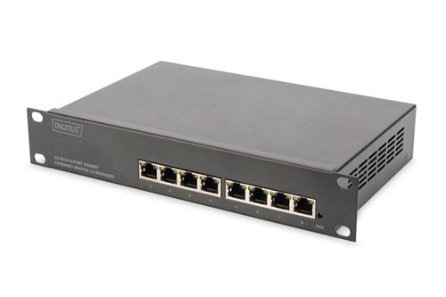 Switch ethernet CONECTICPLUS rackable 10' 8 Ports Giga manageable