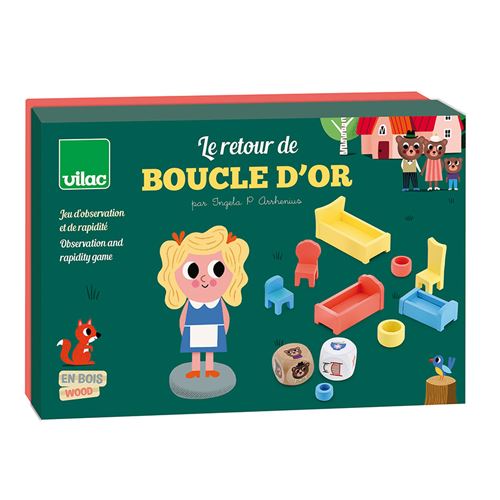 Non Communiqué Multicolore Jeu De Boucle D'or Ingela P. Arrhenius Vilac