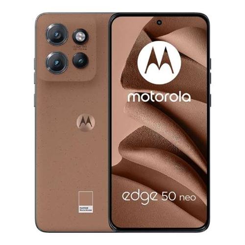 Smartphone Motorola Edge 50 Neo marron RAM 8 Go stockage 256 Go