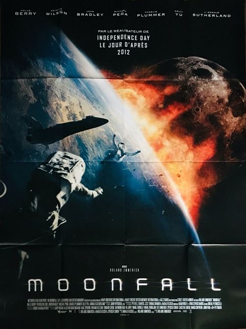 Affiche de Cinéma Originale - Moonfall - 2022 - Michael Bay / Halle Berry - 116x158cm