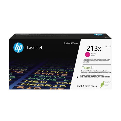 HP - Cartouche de toner LaserJet 213X - W2133X - Magenta - Haut rendement - Image 6