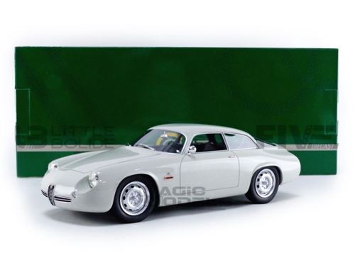 Voiture Miniature de Collection CULT MODELS 1-18 - ALFA-ROMEO Giuletta Sprint Zagato Coda - 1961 - White - CML043-2