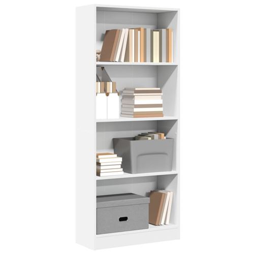 Vidaxl Blanc Bibliothèque - Image 3