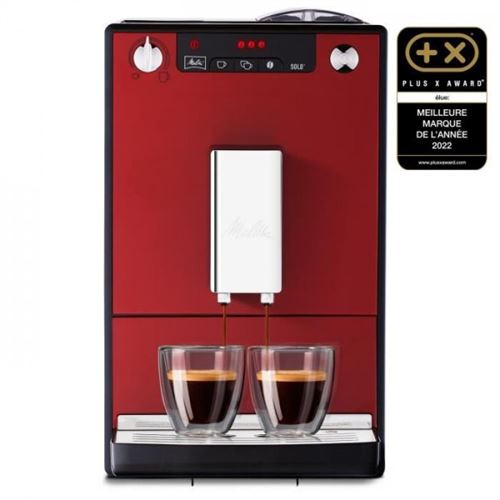 Machine a Cafe a Café broyeur a Grain MELITTA Solo Chili Rouge
